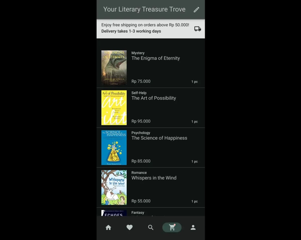 Aplikasi Toko Buku (Marketplace)